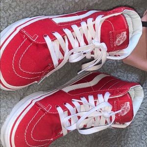 High top red vans